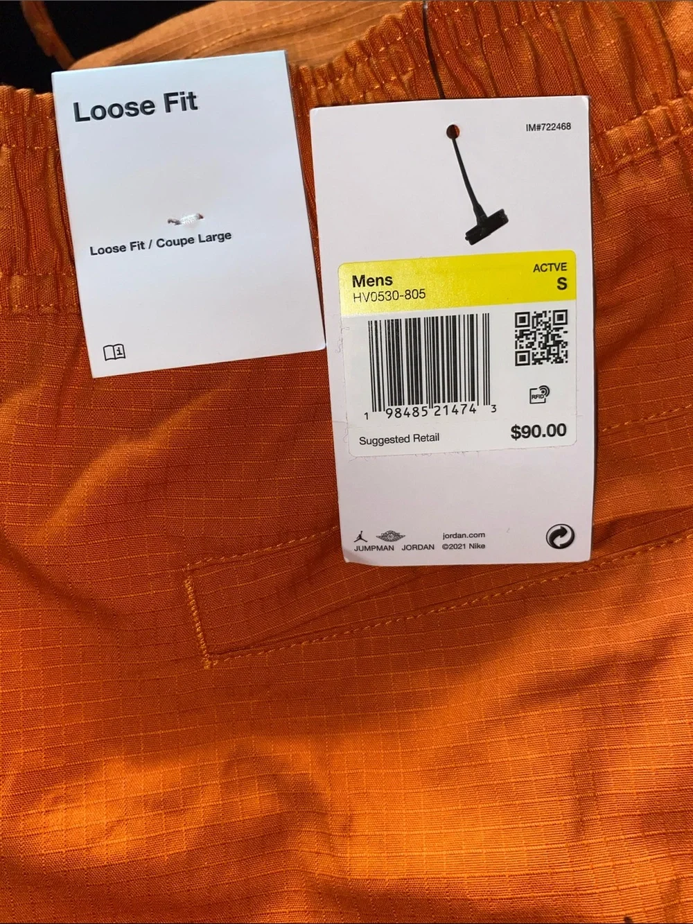 🆕 Nike Air Jordan Men's Utility Cargo FLIGHT Pants Joggers HV0530-805  NWT - Picture 4 of 13